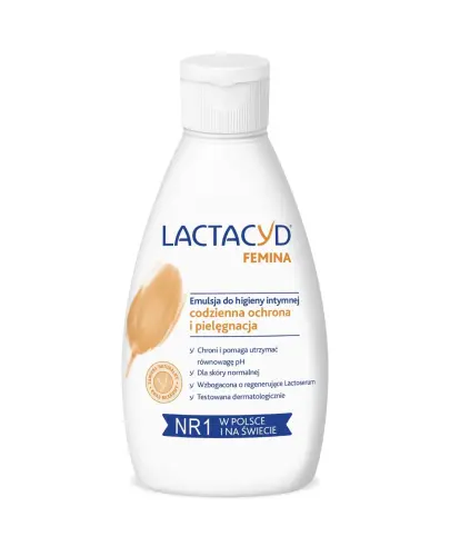 Lactacyd Femina płyn do higieny intymnej, 200ml - Z kwasem mlekowym