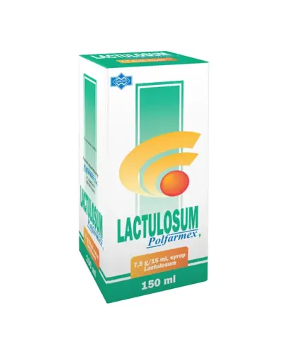 Lactulosum Polfarmex, 150 ml  - Lactulosum 7,5 g/15 ml, syrop