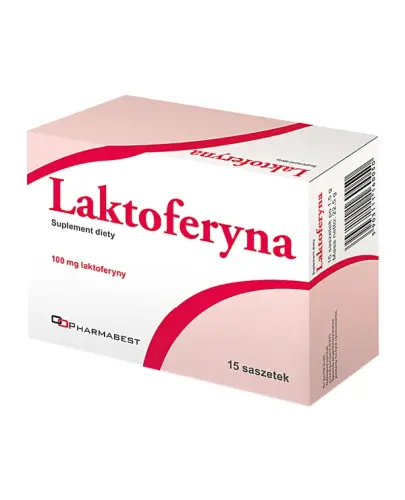 Laktoferyna z mleka krowiego, 15 saszetek - Suplement diety z laktoferyną