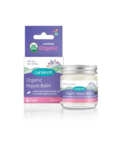 Lansinoh Organiczny balsam do brodawek piersi, 60 ml - Pielęgnacja i ochrona brodawek i suchej skóry