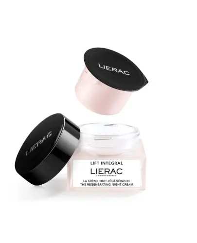 Lierac Lift Integral Krem regenerujący na noc refill, 50 ml - Regenerująca pielęgnacja na noc z efektem integralnego liftingu - zapas