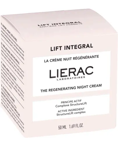 Lierac Lift Integral Regenerujący krem na noc, 50 ml  - Regenerująca pielęgnacja na noc z efektem integralnego liftingu