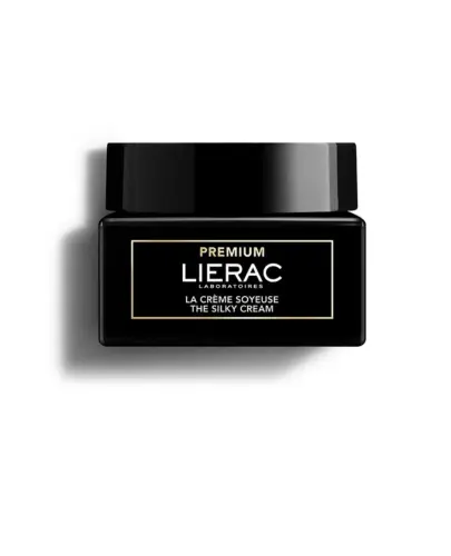 Lierac Premium Jedwabisty krem przeciwzmarszczkowy, 50 ml - Krem opóźnia procesy starzenia skóry oraz koryguje już istniejące oznaki takie jak drobne zmarszczki i przebarwienia