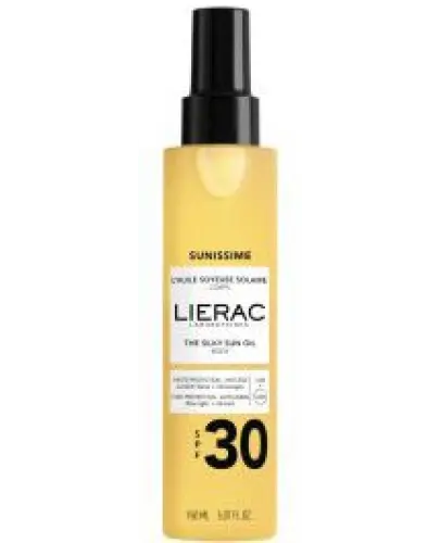 Lierac Sunissime Olejek do ciała SPF 30, 150 ml - Chroni, działa przeciwstarzeniowo i wzmacnia opaleniznę