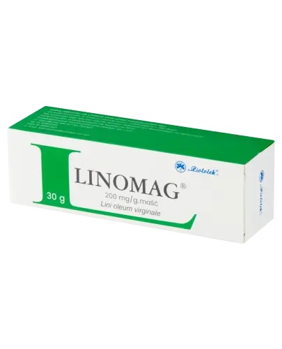 Linomag 200 mg/g, maść, 30 g - Do stosowania w stanach nadmiernej suchości skóry