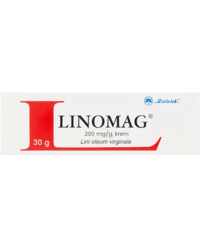 Linomag, 200 mg/g krem, 30 g - Do stosowania w leczeniu chorób skóry