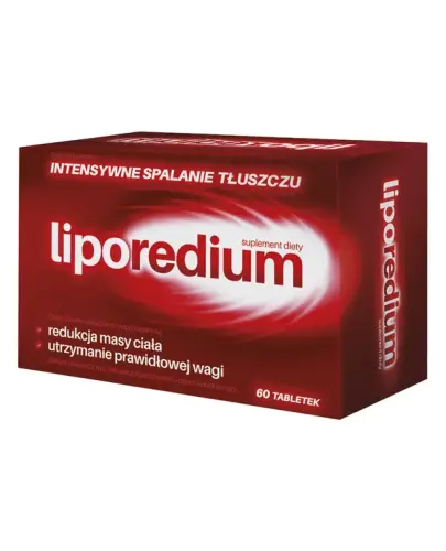 Liporedium, 60 tabletek - Z wyciągiem z Cola Nitida, który wspiera intensywne spalanie tłuszczu