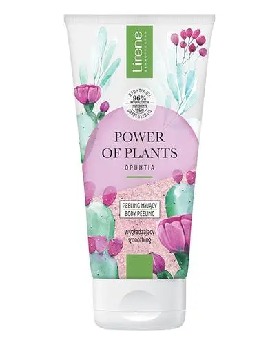 Lirene Power Of Plants Opuncja Peeling myjący wygładzający, 175 ml - Ujędrnia i uelastycznia ciało