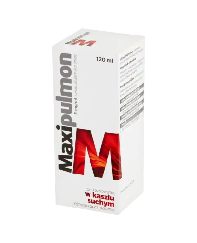 Maxipulmon 3 mg/ ml, syrop, 120 ml - Syrop przeciwkaszlowy