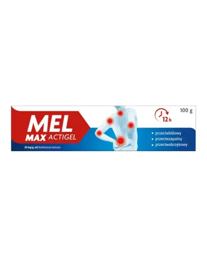 Mel Max Actigel, żel 100 g - Z diklofenakiem