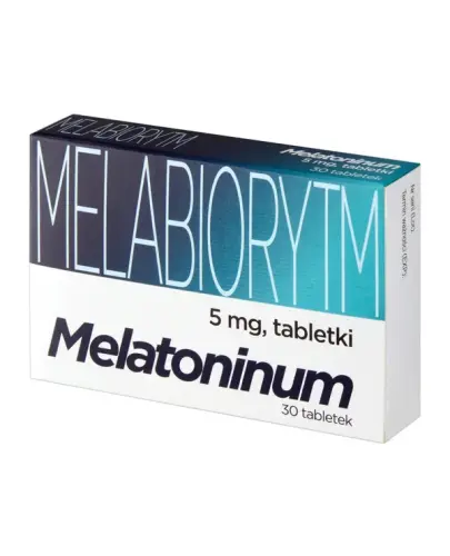 Melabiorytm 5 mg, 30 tabletek -  Wskazany jako środek pomocniczy w zaburzeniach snu 