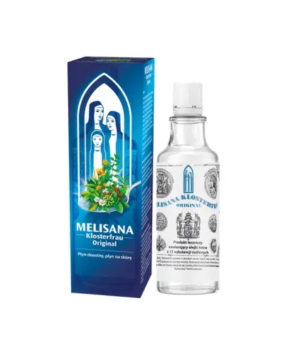 Melisana Klosterfrau Original, płyn doustny, płyn na skórę, 235 ml - Tradycyjny roślinny produkt leczniczy