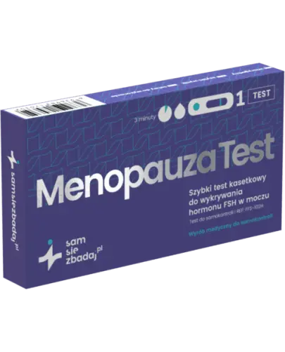 Menopauza Test, 1 sztuka - Szybki i łatwy test do wykrywania poziomu FSH