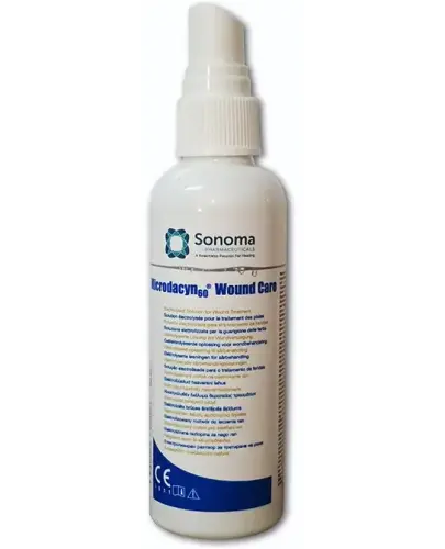 Microdacyn 60 Wound Care, płyn 100 ml - Do odkażania i płukania ran