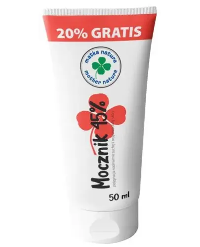 Matka Natura Mocznik 45%, 50 ml - Krem z dużą dawką mocznikiem do skóry suchej i łuszczącej