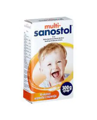 Multi-Sanostol, 300 g - Preparat wielowitaminowy dla dzieci w postaci syropu