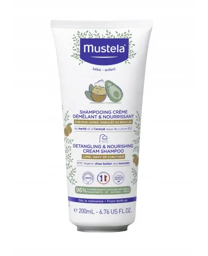 Mustela Bebe Szampon,  200ml - Przeznaczony do codziennego stosowania