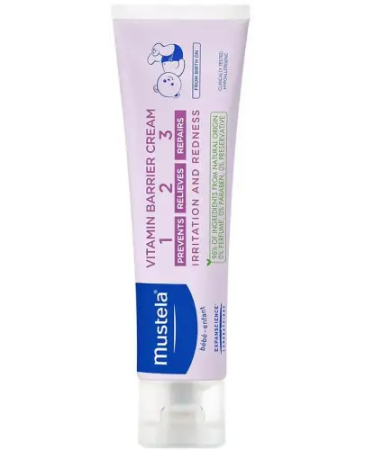 Mustela  Krem do przewijania, 100ml - Pielęgnujący okolice pieluszkowe