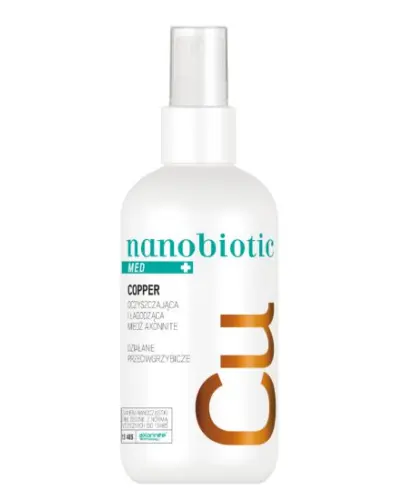 Nanobiotic Med+ Copper, spray 150 ml - Do pielęgnacji skóry i błon śluzowych