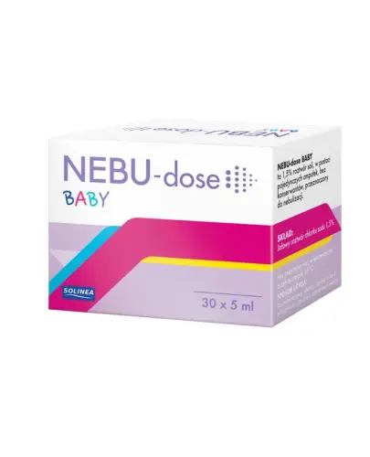 Nebu-Dose Baby roztwór do nebulizacji, 30 ampułek - 1,5% roztwór soli w postaci pojedynczych ampułek