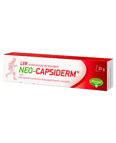 Neo-Capsiderm, 30 g - Preparat złożony w postaci maści na bóle mięśniowe