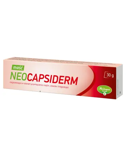 NeoCapsiderm, maść, 30 g - Maść rozgrzewająca i energetyzująca