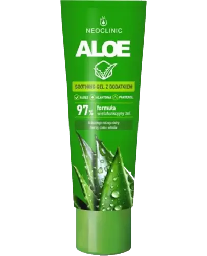 Neoclinic Aloe Soothing gel, wielofunkcyjny żel,  100 ml - Wielofunkcyjny żel do twarzy, ciała i włosów