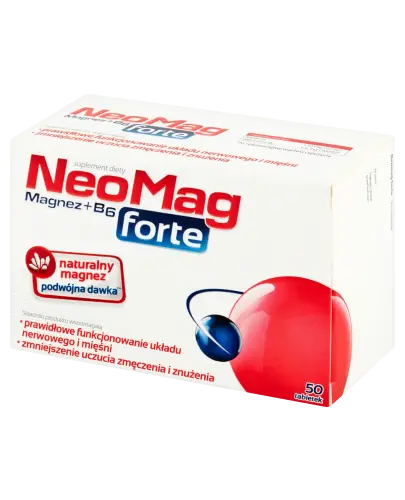 NeoMag Forte, 50 tabletek - Suplement diety z magnezem.