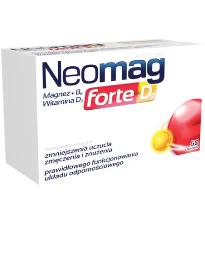 NeoMag Forte D3, 50 tabletek - Z magnezem i witaminą D3