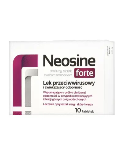 Neosine forte, 10 tabletek - Inosinum pranobexum 1000 mg, tabletki