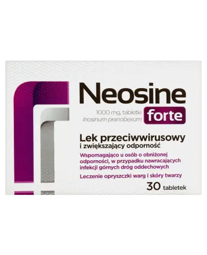 Neosine Forte, 30 tabletek - Inosinum pranobexum 1000 mg, tabletki