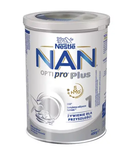 Nestle NAN Optipro Plus 1 Mleko początkowe, 400 g - W proszku dla niemowląt