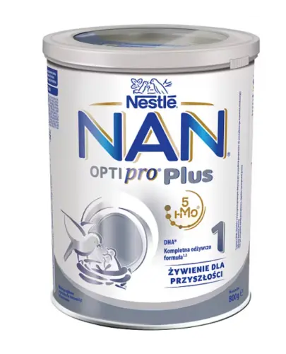 Nestle NAN Optipro Plus 1 Mleko początkowe, 800 g  - W proszku dla niemowląt