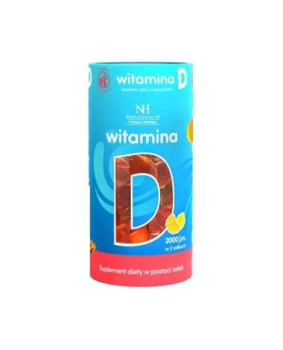 Noble Health Witamina D, 60 żelek