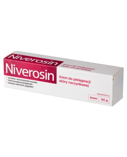 Niverosin krem, 50 g - Pielęgnujący do skóry naczynkowej