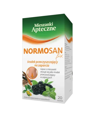 Normosan fix, 20 saszetek - Zioła do zaparzania w saszetkach