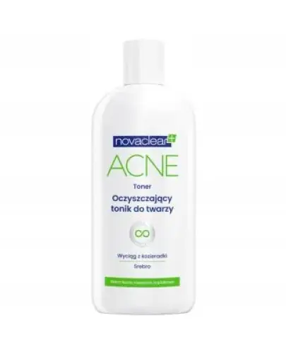 Novaclear Acne, oczyszczający tonik do twarzy, 150 ml  - Tonik do skóry tłustej, mieszanej, trądzikowej