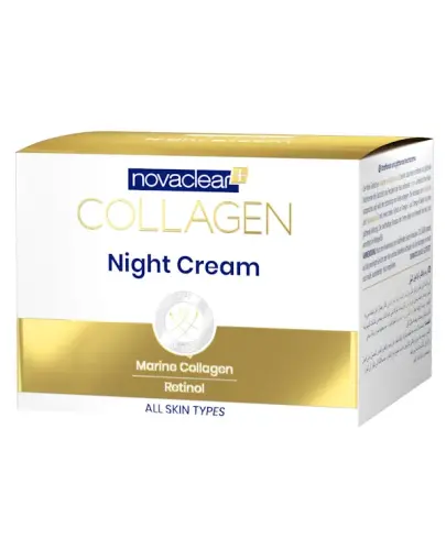 Novaclear Collagen Ujędrniająco-wygładzający krem na noc, 50 ml  - Krem na noc do cery z oznakami starzenia