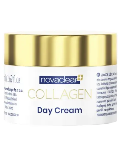 Novaclear Collagen Ujędrniający krem na dzień, 50 ml - Krem przeznaczony do porannej pielęgnacji skóry z pierwszymi oznakami starzenia