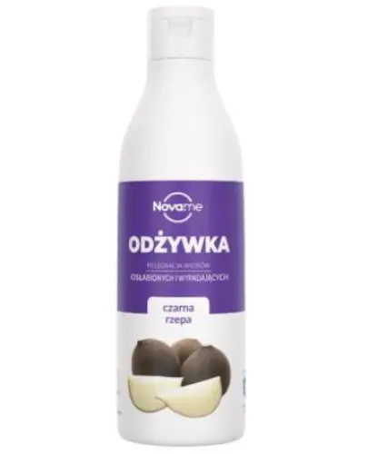 Novame Odżywka Czarna rzepa, 300 ml - Odżywka do włosów osłabionych, wypadających