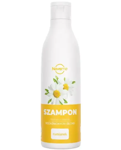 Novame Szampon Rumianek, 300 ml - Szampon do włosów rozjaśnionych o blond