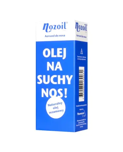 Nozoil Aerozol do nosa, 10 ml - Zapobiega nadmiernemu wysuszeniu błony śluzowej nosa