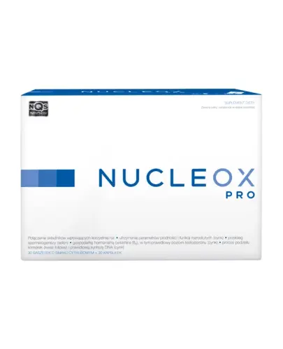 Nucleox Pro, 30 saszetek + 30 kapsułek - Wsparcie męskiej płodności