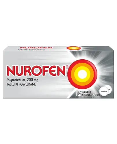 Nurofen, 12 tabletek powlekanych - Lek przeciwbólowy i przeciwzapalny