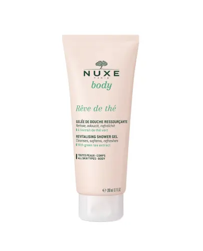 Nuxe Body Reve de The Rewitalizujący żel pod prysznic, 200 ml - Rewitalizujący żel pod prysznic o działaniu oczyszczającym, zmiękczającym i odświeżającym.