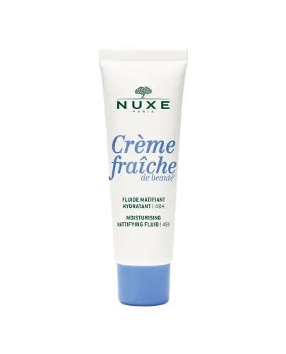 NUXE Crème Fraiche de Beauté® Krem nawilżający do twarzy do skóry mieszanej, 50 ml - Krem poprawia nawilżenie przez wiele godzin i matuje cerę mieszaną