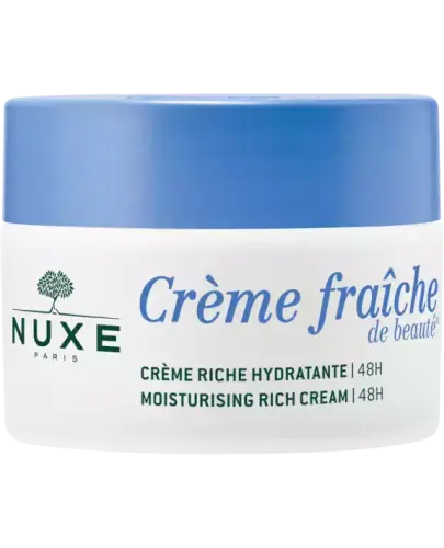 NUXE Crème Fraîche de Beauté, krem nawilżający do skóry suchej, 30 ml​ - Bogata konsystencja masła o właściwościach odżywczych