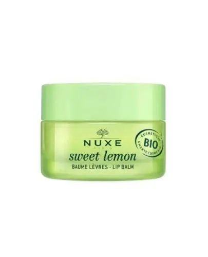 Nuxe Sweet Lemon Balsam do ust, 15 g - Nawilża i zmiękcza skórę ust, pozostawiając je gładkie i jedwabiste