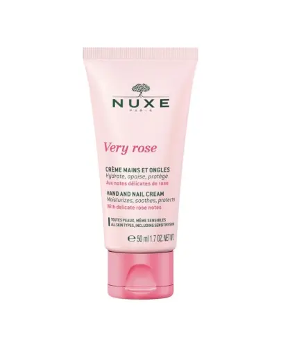 Nuxe Very Rose Krem do rąk, 50 ml - Intensywnie pielęgnuje i regeneruje skórę dłoni