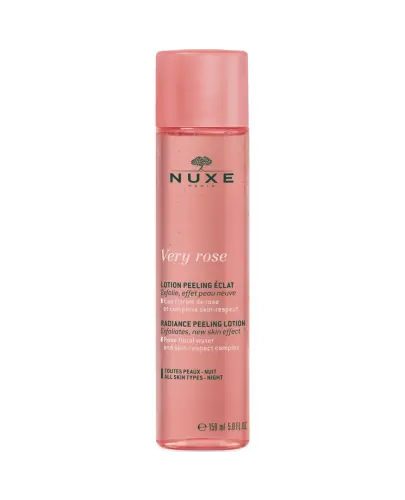 Nuxe Very Rose Rozświetlający peeling złuszczający, 150 ml - Rozświetlający peeling złuszczający do każdego rodzaju skóry twarzy.